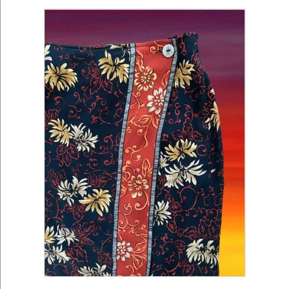 Requirements wrap skirt with elastic back size medium petite - Picture 2 of 8